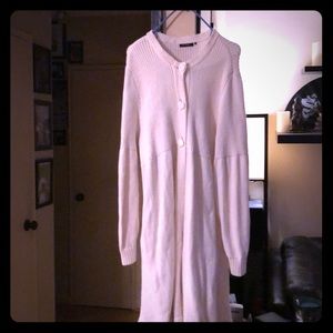 Daisy Fuentes cream sweater XL